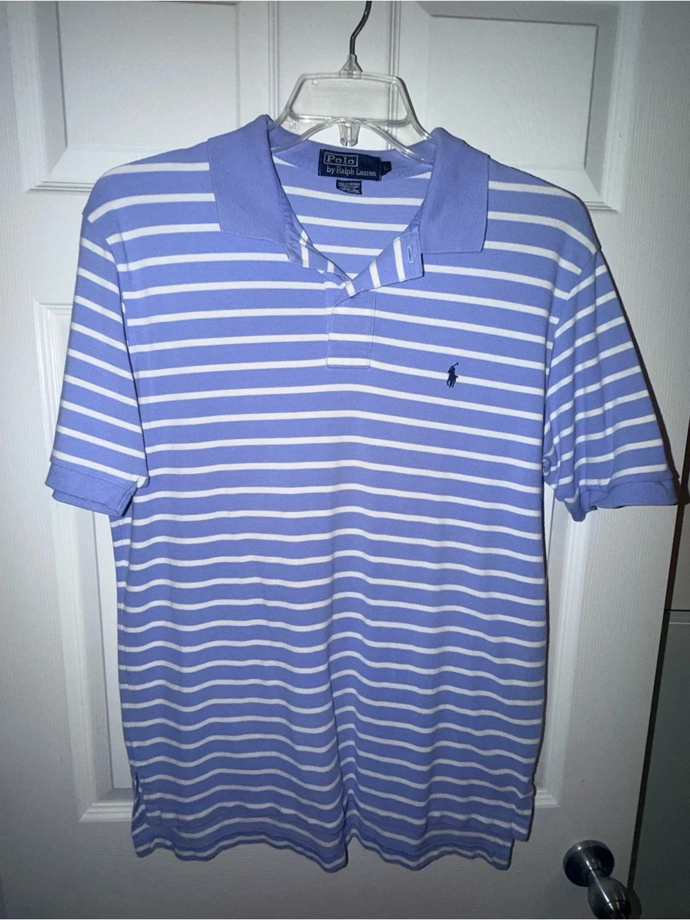 Ralph Lauren Men’s Blue & White Striped Polo